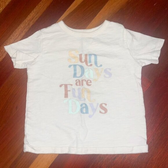 Toddler Girl GRaphic Little Co. by Lauren Conrad Organic Tee 4T - Picture 1 of 5